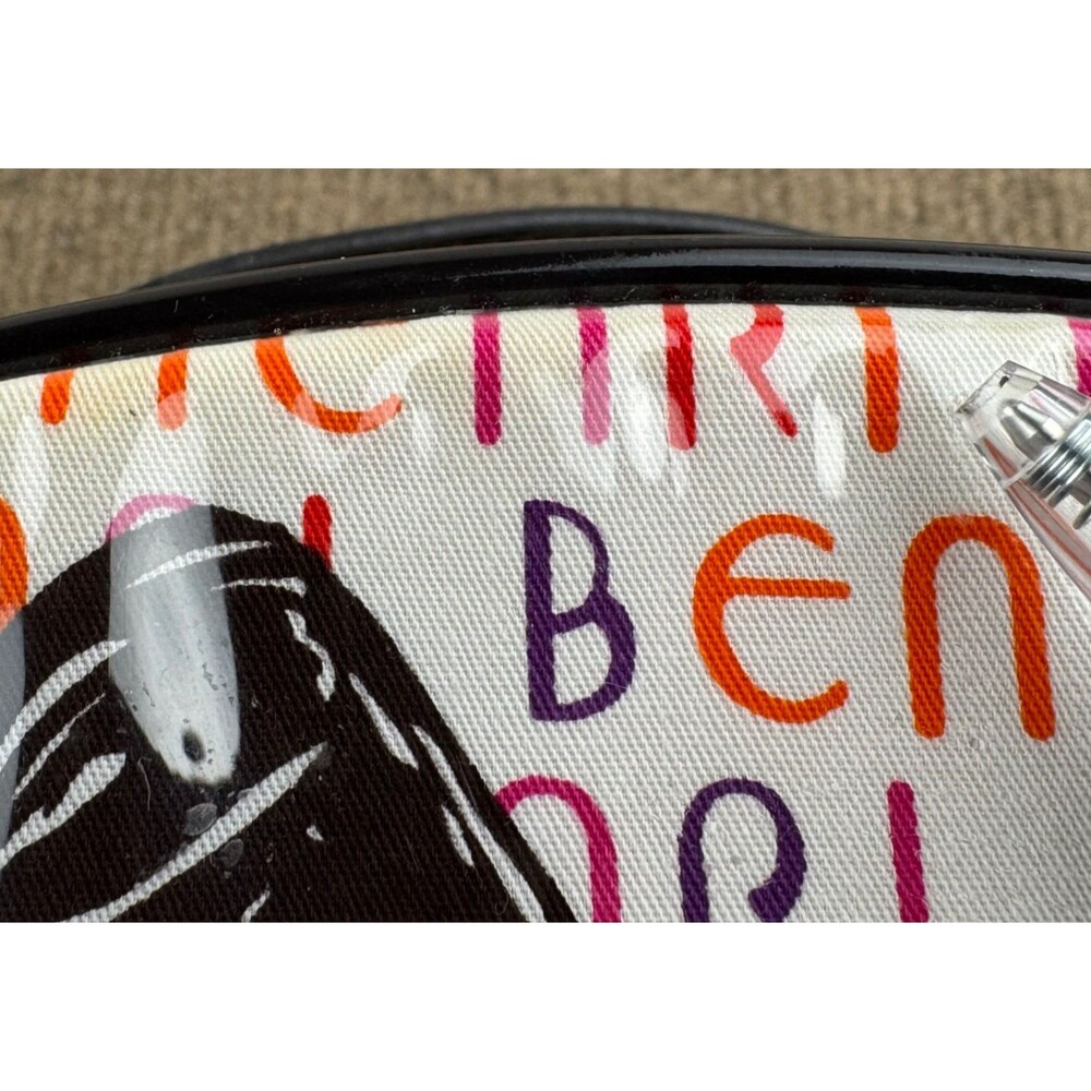 Henri Bendel Power Of Fashion Cosmetic Travel Bag Toiletry Zip Bag - Picture 14 of 15